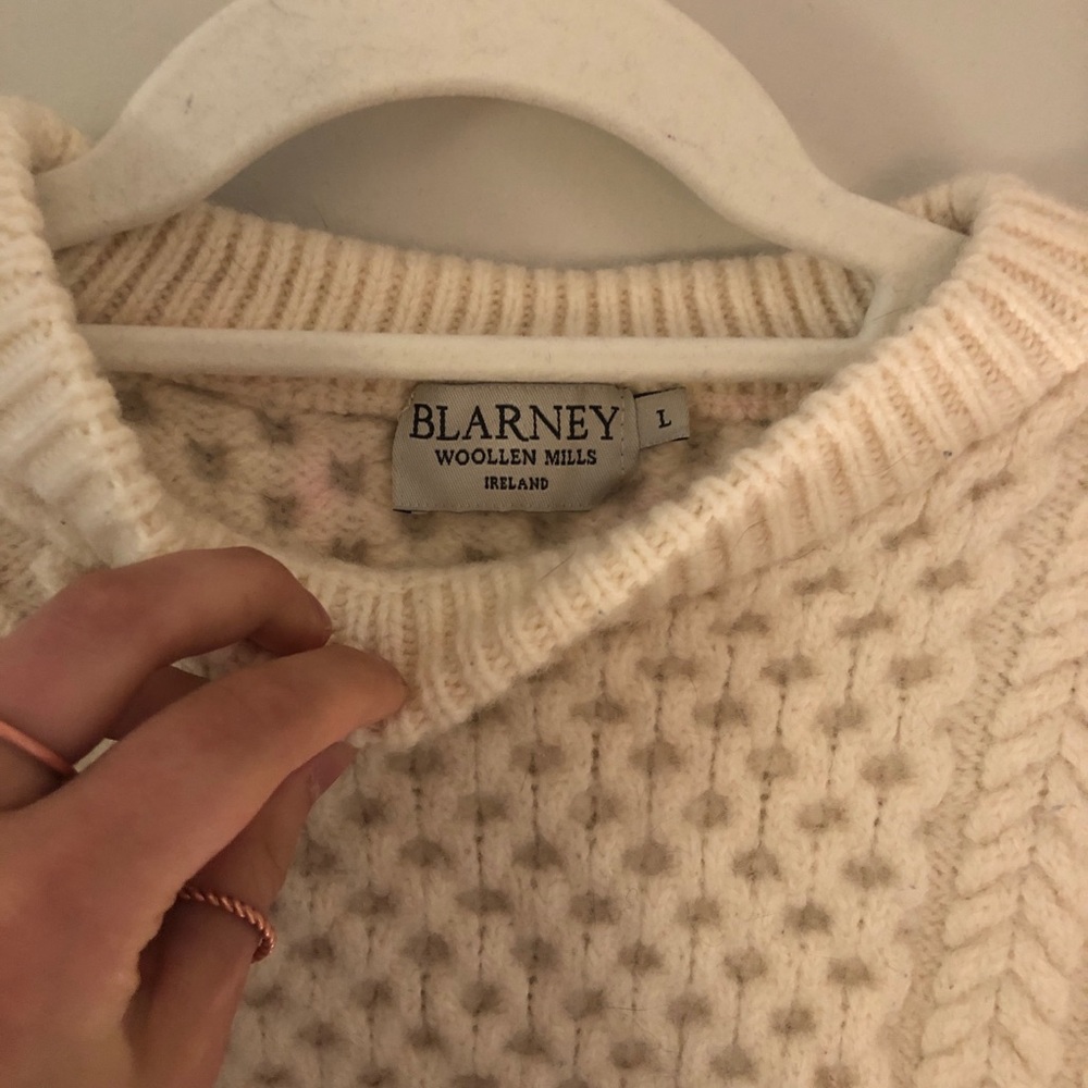 Kids’ Cable-Knit Real Wool Sweater